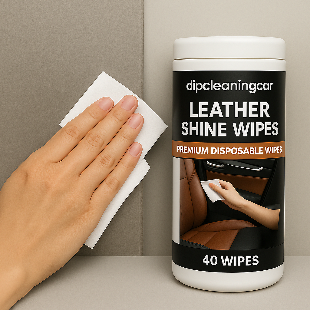 Homonth Leather Shine Wipes – Șervețele Premium pentru Curățarea și Îngrijirea Pielii